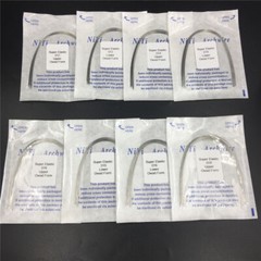 Dental Orthodontic Arch Wire Super Elastic Niti Round Ovoid Upper/Lower 012-020