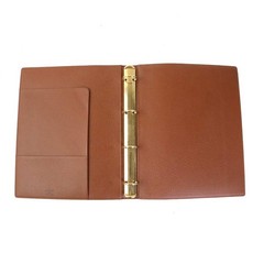 Auth LOUIS VUITTON Monogram Agenda/Note Cover File Brown – e61922i