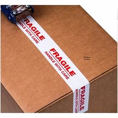 Tape Logic T901P02 Fragile Tape, Packing Tape, 2″ x 55 Yd. Roll, 2.2 Mil