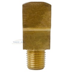 2 Pack 1/4″ NPT Solid Brass Branch Tee Fitting 3 Way W/ 2 Female & 1 Male Thread