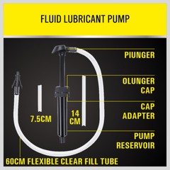 Fluid Pump for Gallon Bottles Hand Transfer Pump Gear Oil Fluid Transmission