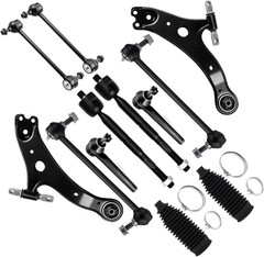12Pcs Front Suspension Kit Lower Control Arm Fit 2004-2007 for Toyota for Highla
