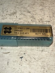 New 2944001 OSG 7/8-9 TAP GH5 4 FLUTE SPIRAL FLUTE BOTT HYPRO TAP STEAM OXIDE