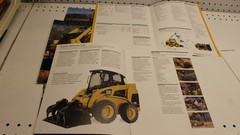 1990s CAT Heavy Equipment BROCHURE LOT compact equipment