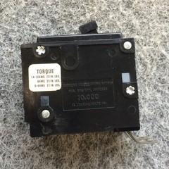 Siemens B220 Circuit Breaker 20A 2Pole 120/240VAC 10KAIC Bolt On Panel Mount