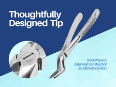 Dental Extraction Forceps (Upper Bayonet for Roots #51) ARTMAN