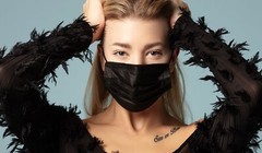 CooPlanet – Black ASTM Level 3, 99% PFE, Medical-Grade, Face Mask (50 Pack)