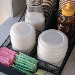 Eco-Products Compostable Coffee Cup Lids Case of 800 White EcoLid Fits 10-20oz