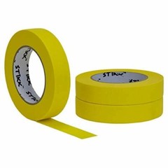 3 pk 1″ inch x 60yd STIKK Yellow Painters Tape 14 Easy Removal Trim Edge Finishi