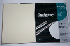 100 Sheets Wausau Paper Royal Linen Ivory 24 LB. 8.5″ X 11″ New USA Professional