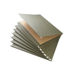 20ct Hanging File Folders Green: Paperboard Core, Organizer, 100 Sheets