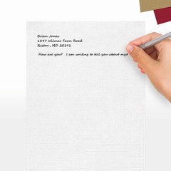 LUXPaper 8.5″ x 11″ Linen Paper | Letter Size | White Linen | 24lb. Paper Wei…