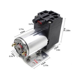 5L / min 65-120kpa Micro Vacuum Pump High Pressure Suction Diaphragm Pump Holder