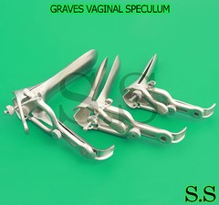 6 MEDIUM LARGE SMALL GRAVES PEDERSON VAGINAL SPECULUM