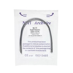 0.99$ Dental Orthodontic Super Elastic Niti Round Natural Form Arch Wire
