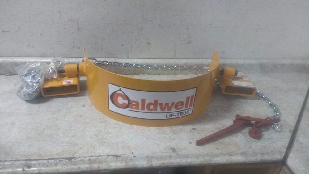 Caldwell FDD-10-55 55 Gal Drum Cap 500 Lb Max Load Cap Steel Drum Lifter