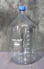 VWR 10754-826 10L Graduated Media Storage Bottle with GL45 Screw Cap