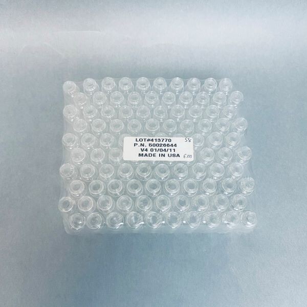 Clear Glass Vial 2 ml 12 x 32 mm Pack of 100 Vials