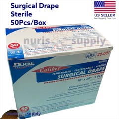 50pcs/Box Sterile Fenestrated Surgical Drape 18×26 Surgical Drapes