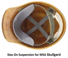 MSA Skullgard Large Cap Style with StazON Suspension – Natural Tan