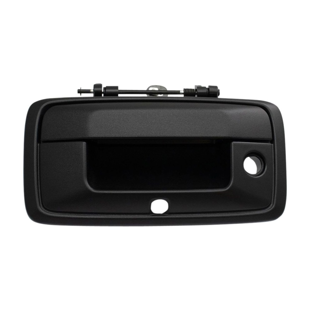 Rear Tailgate Handle Textured Black Plastic and Metal for Sierra 1500 Truck