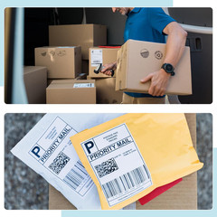 6000 Commercial Grade 4×6 Thermal Shipping Labels for Zebra & Rollo Printers