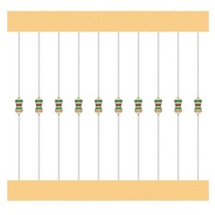 50 Values 1/8W Resistor Kit from 1 Ohm to 1M 1/8 Watt 5% Carbon Film