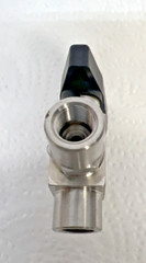 FLO LOK 351-3-316 300 Series 3-way Ball Valves, 1/8-27 FNPT x 1/8-27 FNPT x 1/8