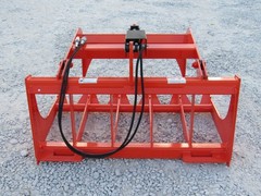 48″ Orange Root Rake Grapple Bucket Attachment Skid Steer Tractor Loader