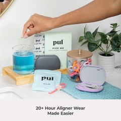 PUL Retainer Case for Invisalign and Clear Aligners – Aligner Case with Magne…
