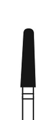 CROSSTECH Dental Diamond Short-Shank ROUNDENDTAPER-856/021S, MD2SN-Medium, 5Burs