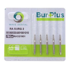 Wave Dental Carbide Surgical Bur Latch RA SURG Burs 26mm Round Straight Fissure