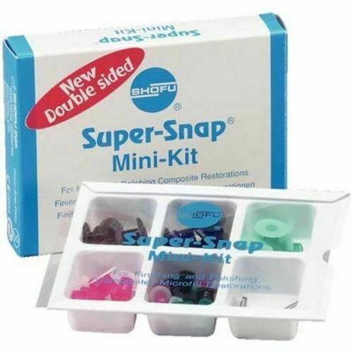 Shofu SUPER-SNAP MINI KIT Standard Disks Mini Metal Mandrel Composite.