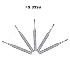 Dental Carbide Bur FG 329 Pear for High Speed Handpiece Friction Grip Brand New