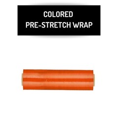 8 Rolls – Orange 15″ x 1476′ Packing Pre-Stretch Hand Shrink Wrap Film 30 Gauge
