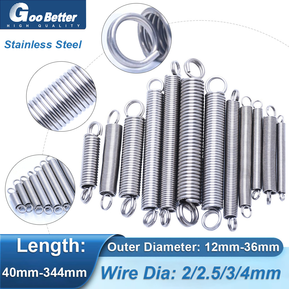 2mm-4mm Wire Dia Stainless Steel Spring Tension Expansion Extension Springs