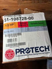 Protech Ensite Air 51-108728-00 Motor 1/2HP 208-230V Non-Programmable New S4