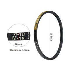 M-18 Drive V-Belt 18″ Pitch Girth Industrial Rubber JIS Standard 10mm