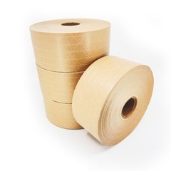 4 Pack Reinforced Water Activated Kraft Carton Sealing Gummed Tape 2.75″x450 ft