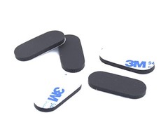 5/8″ x 1-3/8″ x 1/8″ Oval Peel & Stick Silicone Rubber Feet – Audio & PC Repair
