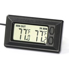 Smart Digital Car Thermometer for Interior & Exterior Use, Dual Display Fahre…