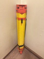 Heavy-Duty Wooden Tripod W/ Quick Clamps For Total Station, GPS- Levels