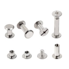 115 Sets Chicago Screws Kit for Leather Crafts, 304 Stainless Steel Binding
