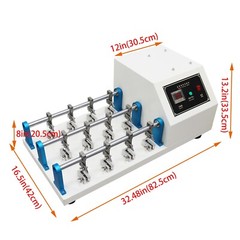 110V Leather Clamped& Folding Resistance Testing Machine 22.5° Bend Angle