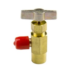 HVAC AC Can Tap Valve Refrigerant Dispenser Tank Adapter 1/4 Freon hose Self Kit