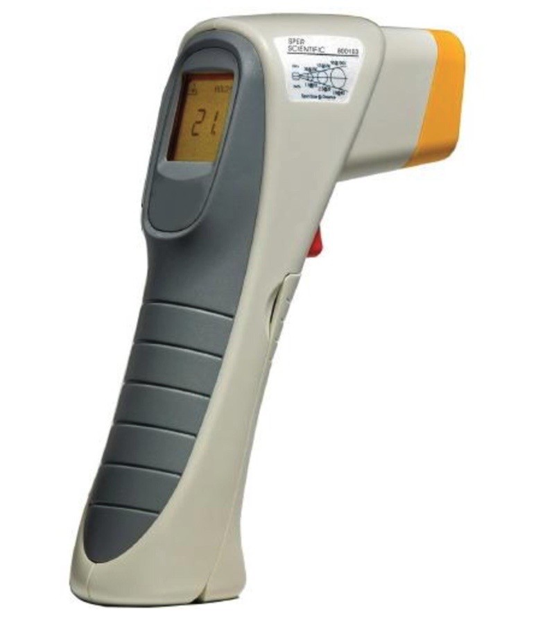 New SPER SCIENTIFIC Lab Handheld Infrared IR Thermometer w/Soft Case 12:1 800103