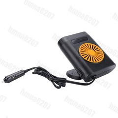1x New 200W 12V Car Heater Cooling Fan For Windshield Defrosting – Orange/Black