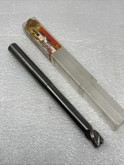 1/2” Hanita Carbide End Mill, 3 Flute, Extra Length, 6” OAL, .090” Radius, Neck