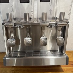 CRATHCO CS-4E/2D/3D-16 4-HEAD REFRIGERATED BEVERAGE DISPENSER 2.4 GAL. CLEAN!
