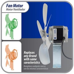 Appli Parts APFM-341E 34W refrigeration condenser and evaporator motor 115V 60Hz